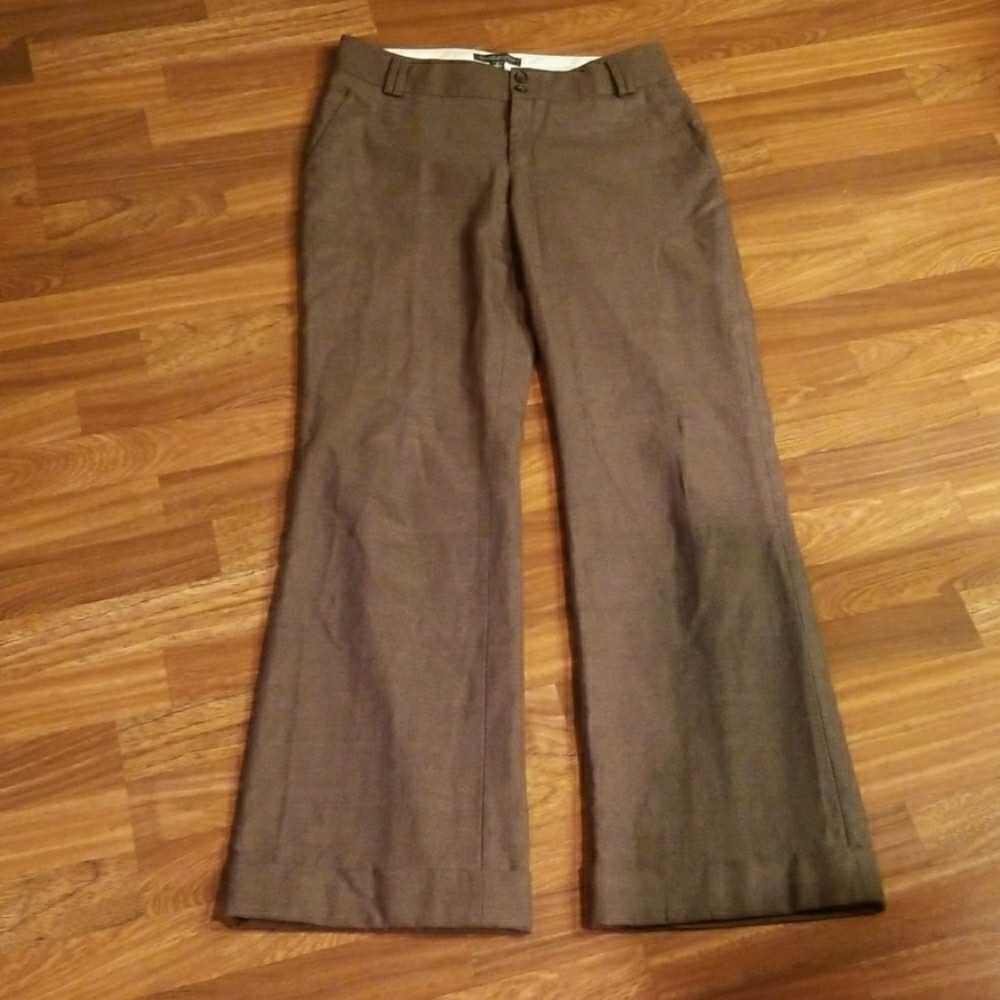 Taupe Banana Republic Martin Fit Trousers …